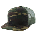 Kamel 707 7 Panel Trucker Hat Mesh Back Snapback Cap 707T
