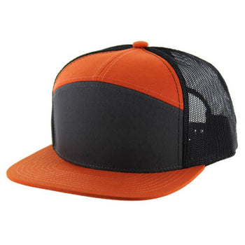 Kamel 707 7 Panel Trucker Hat Mesh Back Snapback Cap 707T