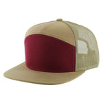 Kamel 707 7 Panel Trucker Hat Mesh Back Snapback Cap 707T