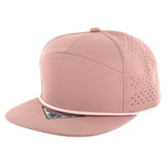 Kamel 707 Perforated Rope Hat 7 Panel Flat Bill 707DPR