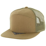 Kamel 707 7 Panel Trucker Hat Mesh Back Snapback Cap 707T