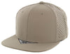 Kamel 301 Perforated 6 Panel Hat Flat Bill Performance Cap 301DP