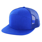 Kamel 707 7 Panel Trucker Hat Mesh Back Snapback Cap 707T
