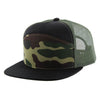 Kamel 707 7 Panel Trucker Hat Mesh Back Snapback Cap 707T