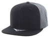 Kamel 301 Perforated 6 Panel Hat Flat Bill Performance Cap 301DP