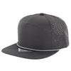 Kamel 707 Perforated Rope Hat 7 Panel Flat Bill 707DPR