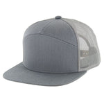 Kamel 707 7 Panel Trucker Hat Mesh Back Snapback Cap 707T