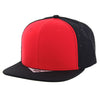 Kamel 301 Perforated 6 Panel Hat Flat Bill Performance Cap 301DP