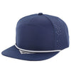 Kamel 707 Perforated Rope Hat 7 Panel Flat Bill 707DPR