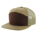 Kamel 707 7 Panel Trucker Hat Mesh Back Snapback Cap 707T