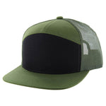 Kamel 707 7 Panel Trucker Hat Mesh Back Snapback Cap 707T