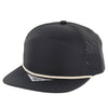 Kamel 707 Perforated Rope Hat 7 Panel Flat Bill 707DPR