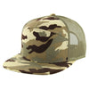 Kamel 707 7 Panel Trucker Hat Mesh Back Snapback Cap 707T