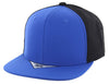 Kamel 301 Perforated 6 Panel Hat Flat Bill Performance Cap 301DP