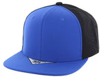 Kamel 301 Perforated 6 Panel Hat Flat Bill Performance Cap 301DP