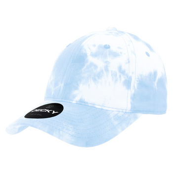 Decky 7205 - 6 Panel Low Profile Relaxed Tie Dye Dad Hat - CASE Pricing