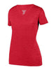 Augusta Sportswear 2902 Women's Shadow Tonal Heather Training V-Neck T-Shirt