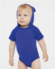 Rabbit Skins 4417 Infant Fine Jersey Raglan Bodysuit with Hood & Ears