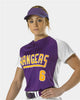 Alleson Athletic 522PDWG Girls' Two Button Fastpitch Jersey