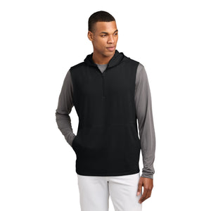 Sport-Tek ST858 Sport-Wick Stretch Sleeveless Hooded 1/4-Zip - 