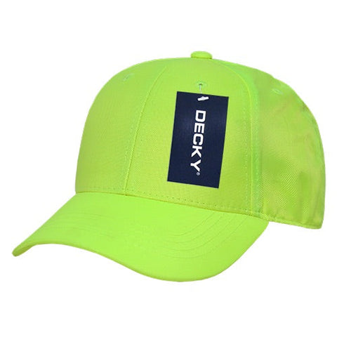 Decky 761 - 6 Panel Low Profile Structured Neon Cap - CASE Pricing