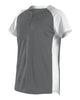 Alleson Athletic 522PDWG Girls' Two Button Fastpitch Jersey