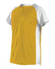 Alleson Athletic 522PDWG Girls' Two Button Fastpitch Jersey