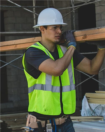 Kishigo 1547-1548 Unisex Zippered Mesh Economy Class 2 Vest