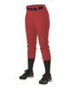 Alleson Athletic 605PBW Women's Fastpitch Softball Pants with Belt Loops