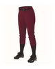 Alleson Athletic 605PBWY Girls' Fastpitch Softball Pants with Belt Loops