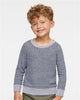 Rabbit Skins 3379 Toddler Harborside Mélange French Terry Crewneck Sweatshirt