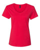 Hanes S04V Women's Perfect-T V-Neck T-Shirt
