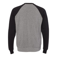 Independent Trading Co PRM30SBC Unisex Special Blend Raglan Crewneck Sweatshirt