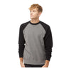 Independent Trading Co PRM30SBC Unisex Special Blend Raglan Crewneck Sweatshirt