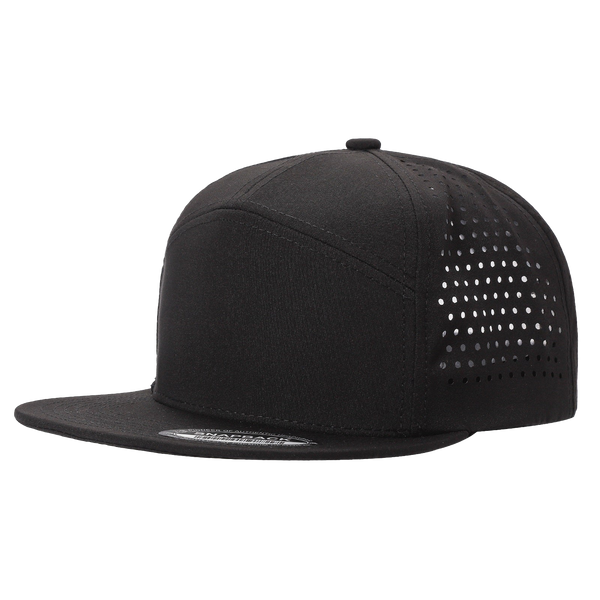 Unbranded 7 Panel Perforated Hat Laser Vented Cap