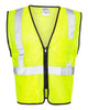 Kishigo 1537-1538 Unisex Double-Pocket Zippered Economy Class 2  Vest