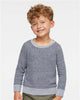 Rabbit Skins 3379 Toddler Harborside Mélange French Terry Crewneck Sweatshirt