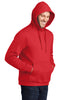 Port & Company PC850H Fan Favorite Fleece Pullover Hooded Sweatshirt - Bright Red