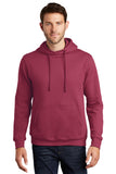 Port & Company PC850H Fan Favorite Fleece Pullover Hooded Sweatshirt - Garnet