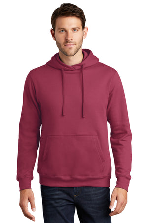 Port & Company PC850H Fan Favorite Fleece Pullover Hooded Sweatshirt - Garnet - 