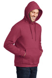 Port & Company PC850H Fan Favorite Fleece Pullover Hooded Sweatshirt - Garnet