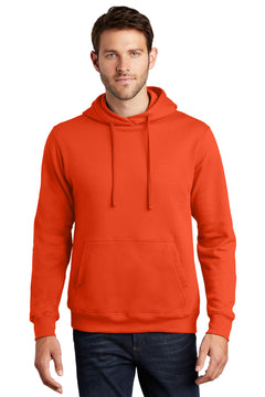 Port & Company PC850H Fan Favorite Fleece Pullover Hooded Sweatshirt - Orange - 