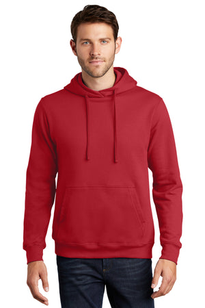 Port & Company PC850H Fan Favorite Fleece Pullover Hooded Sweatshirt - Team Cardinal - 