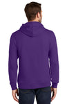 Port & Company PC850H Fan Favorite Fleece Pullover Hooded Sweatshirt - Team Purple