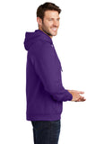 Port & Company PC850H Fan Favorite Fleece Pullover Hooded Sweatshirt - Team Purple