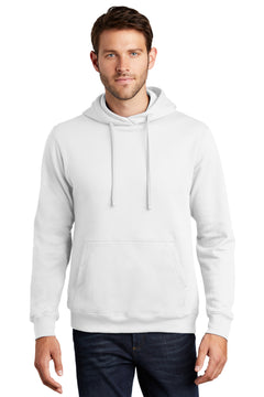 Port & Company PC850H Fan Favorite Fleece Pullover Hooded Sweatshirt - White - 