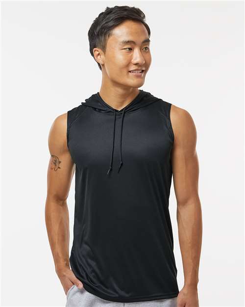 Badger 4108 Men's B-Core Sleeveless Hooded T-Shirt