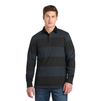 Sport-Tek ST301 Classic Long Sleeve Rugby Polo