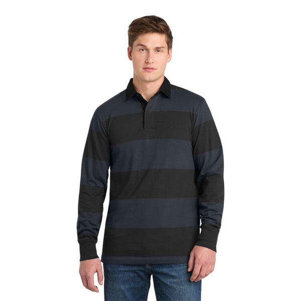 Sport-Tek ST301 Classic Long Sleeve Rugby Polo