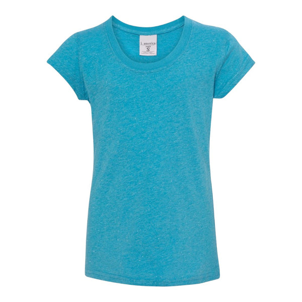 J. America 8129 Youth Glitter Tee